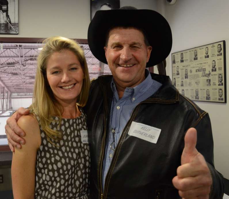 Joanie Malarchuk and Kelly Sutherland