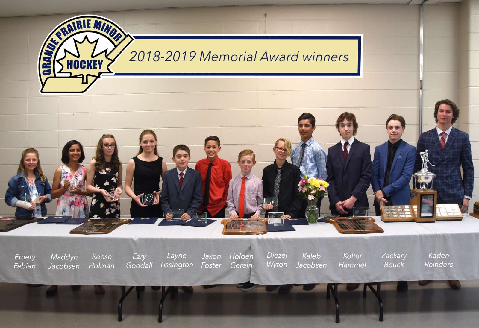 2018 – 2019 MEMORIAL AWARDS