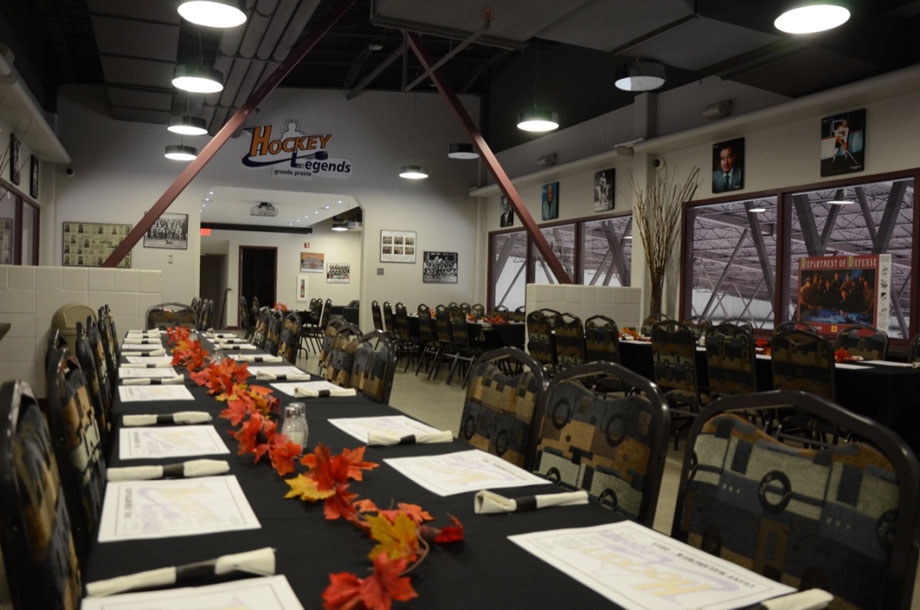 The Legends Lounge on the third floor of the Coca-Cola Centre. Photo by Stan Neufeld