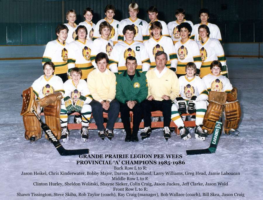 THE LEGION PROVINCIAL PEE WEE CHAMPIONS