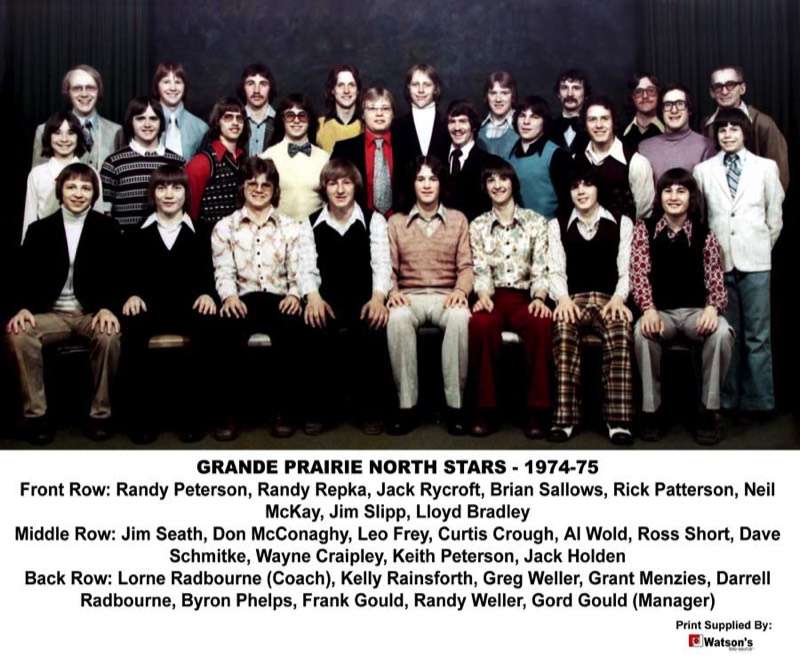Grande Prairie Junior North Stars 1975/76